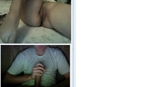 Horny amateur girl strip teasing and masturbating in videochat-1