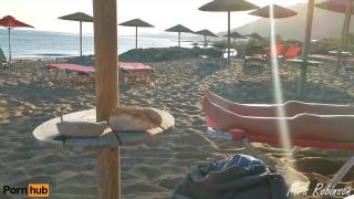 Exposed Cumshot At Public Beach On Busty Stepmom With Cum Everywhere 1080p-9