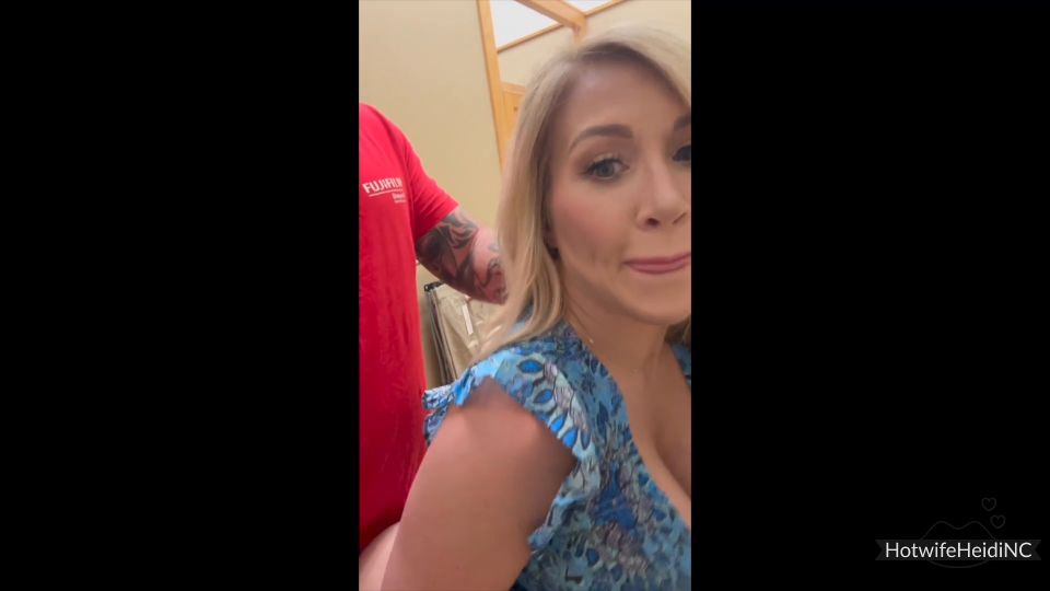 [K2S.CLUB] Hotwife Heidi Haze - Milf gets fucked in the dressing room (Hotwife Heidi Haze) - FullHD 1080P