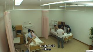 Japanese CMNF Naked Hospital Prank TV Show-0