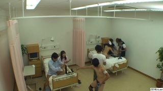 Japanese CMNF Naked Hospital Prank TV Show-6