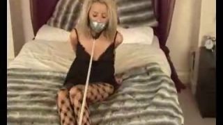 Sexy nightware tape gagged-0