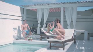Good Day For A Poolside Threesome - [Hardcore porn]-5