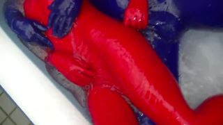 dlzts-175 - Slimy Lotion Zentai SEX-6