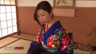 Blowjob Seductive Kimono-Clad MILF Ayumi Shinoda Pleasures with Passionate BJ and More-3