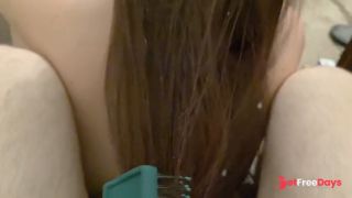 [GetFreeDays.com] This Natural Remedy Will Strengthen Your HAIR Cumshot on Hair. Brushing Cum Into Hair. Adult Stream March 2023-9