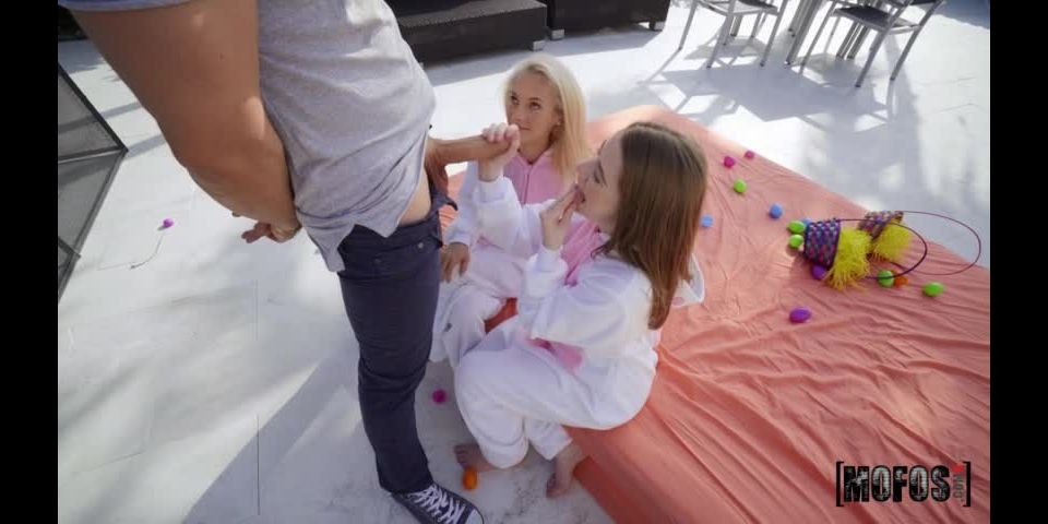 Alice Merches, Sadie Hartz / Threesome [29.03.2020] [480p / Video], banana blowjob on pov 