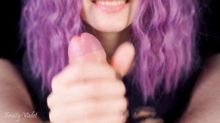 Fruity Violet - Compilation of delicious handjobs from Fruity Violet, she works hard to get all the cum-4