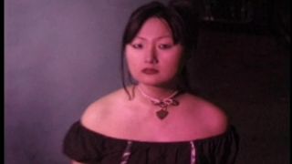 Purple Haired Gothic Asian Puts On One Wild Fetish Show Femdom!-3