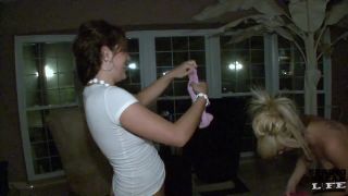 Hot Brunette Naked Antics Around Tampa including Pussy Licking Blonde Cameo Femdom!-0