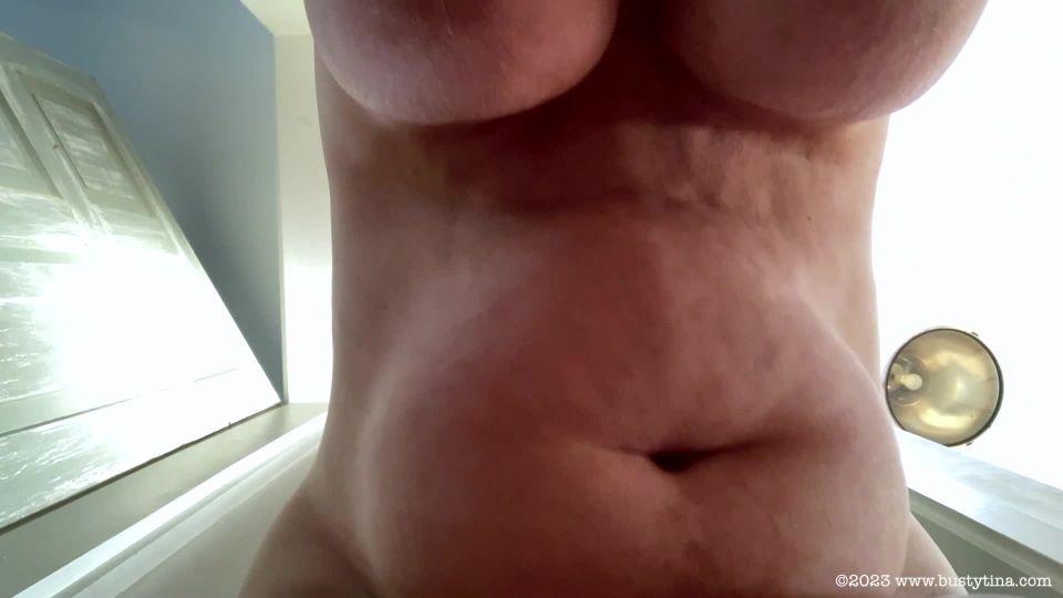 Busty Tina Hairy Pussy Squat Workout - MILF