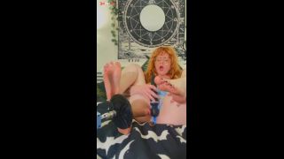 [GetFreeDays.com] Ginger Slut with Pretty Feet Soaks Panties Playing with Toys and Your Cock Porn Clip November 2022-0