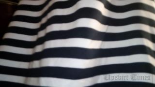 Upskirt-times.com- Ut_3472 The girl in a long striped dress. I managed to make good upskirt footage her...-2