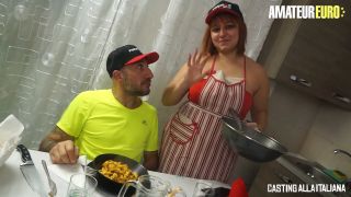 Amateur BBW Kiara Rizzi Analized By Huge Cock In The Kitchen  AMATEUR E-9