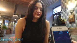 Sweet Emi - MY FRIEND CONTROLS ME IN PUBLIC? my Pussy is very Wet. Lovense Lush [FullHD 1080P] - petite - teen homemade amateur-4