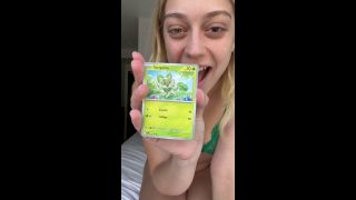 SpideyAva - Ripping Pokemon cards and showing off my bush - Day 13-3