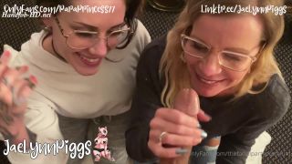free video 16 JaeLynn and ParaPrincess77’s 1st Cumwalk – The Facial Party, femdom bound on femdom porn -2