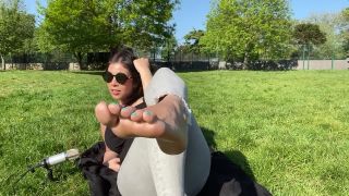 curvy femdom Feetwonders in ASMR feet teasing outdoors - $9.99 , feetwonders on femdom porn-6