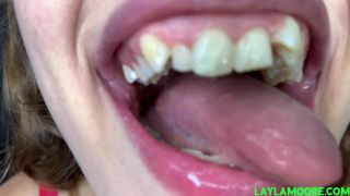 free adult video 35 Lunas Sexy Mouth and Sharp Teeth on fetish porn femdom cunnilingus-2