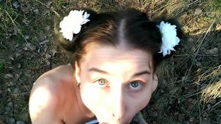 Outdoor Forest Blowjob ¦ Gagging on Cock, Facial Cumshot, we were Caug ...-3