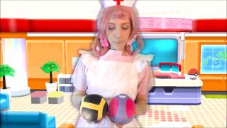 Pokemon nurse joy lays eggs Cosplay-0