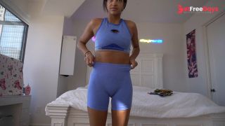 [GetFreeDays.com] Sexy ebony gym shorts try on Adult Film April 2023-0