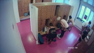 Voyeur locker room – Several women undress at once Voyeur!-8