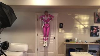 Kody Evans Kodyevans - pink power ranger gets hung on the hooks londonevans and macynikole 06-09-2020-9