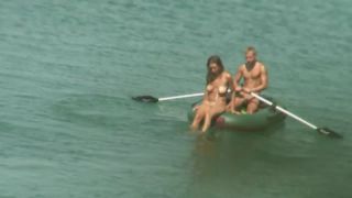 Gorgeous nudist girl falls off a boat-1