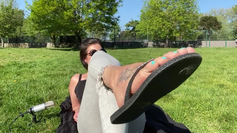 online xxx clip 20 Feetwonders in ASMR feet teasing outdoors – (Premium user request) on femdom porn hottest foot fetish