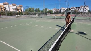 Daring Kiara - Naked Tennis.-0