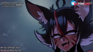 SFW ASMR Spending The Night With A Wolf Girl Ninja F4M Roleplay-2