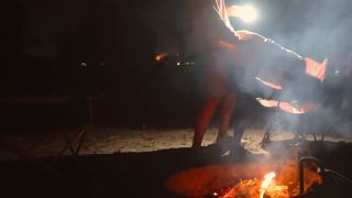 TheRykers Public Camping Sex! BJ, Bending Over and a BIG Load!-6