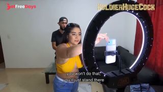 My Tiktoker Stepsister Changes Her Clothes in Front of Me to Seduce Me and Fu...-0