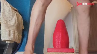 XL Toys make ass hungry for more, moans of anal pleasure finish with cumshot-5