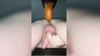 Wife Fucks Husband With Huge Dildo Until He Cums. Femdom....-7