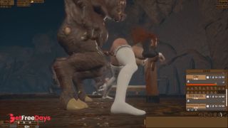 a crowd of goblins fuck innocent girls doggy style-2