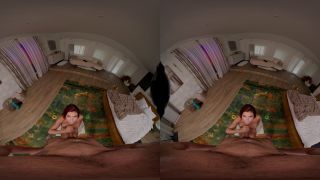 VR Fantasy: Peach Lollypop 8K UltraHD Footjob & Blowjob 360-9