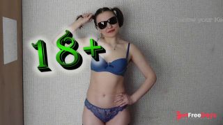 Music erotic video clip of sweet beautiful cute sexy girl Assol. Solo girl. Ass girl. Naked girl-1