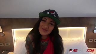 Sascha Ink - Tattooed bombshell Adel Asanti sucking a thick dick-2
