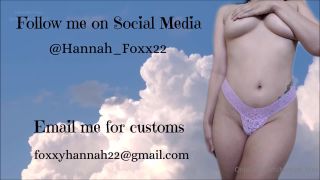 Hannah Foxx Hannahfoxx - pov you are eating my hairy pussy and loving every second of it 12-12-2021-9