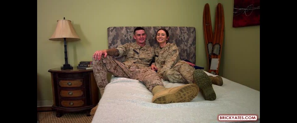 Kendra  San Diego Marine Couple