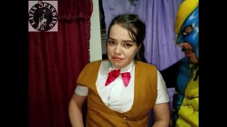 Latin Spanking – Cosplay Spanking Daniella Hafuku Spankee Warrior And Wishverine Cosplay!-3