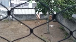 casalfatal - My wife working naked outside-0