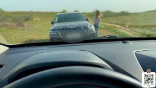 The stepmother had sex in the car with her stepson's classmate [1080p] - Teen-2