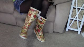Pt 1 BuddahsPlayground - Doll Face Rain Boots Bounce And Crossed-0
