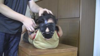 online xxx clip 40 gay fetish gear Leather strap hogtie on desk, bdsm porn on fetish porn-7