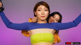 Giggling Haruno Ando Cuffed and Tickled by Tsubame Amai- ...-1