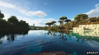 Big Ass Minecraft 4K Ultra Graphics Gameplay - Ray Tracing 4K 240FPS - RTX 5090-9