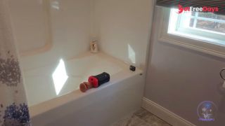 Behind The Bathtub Sun Cock Block Frot Straight Edge Intimaly Tserica Dangling Close Up Cock-4